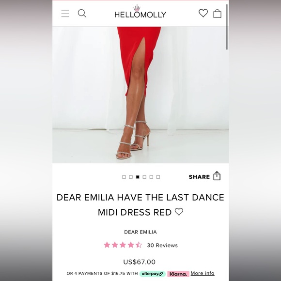 HELLO MOLLY MIDI DRESS - Picture 5 of 12